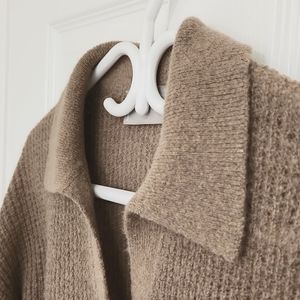 Everlane The Alpaca Waffle-Stitch Polo